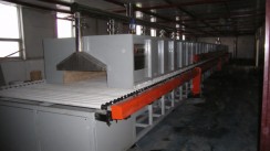 產品用途：特種陶瓷電熱輥道窯，規格：1.2米×32米電加熱
